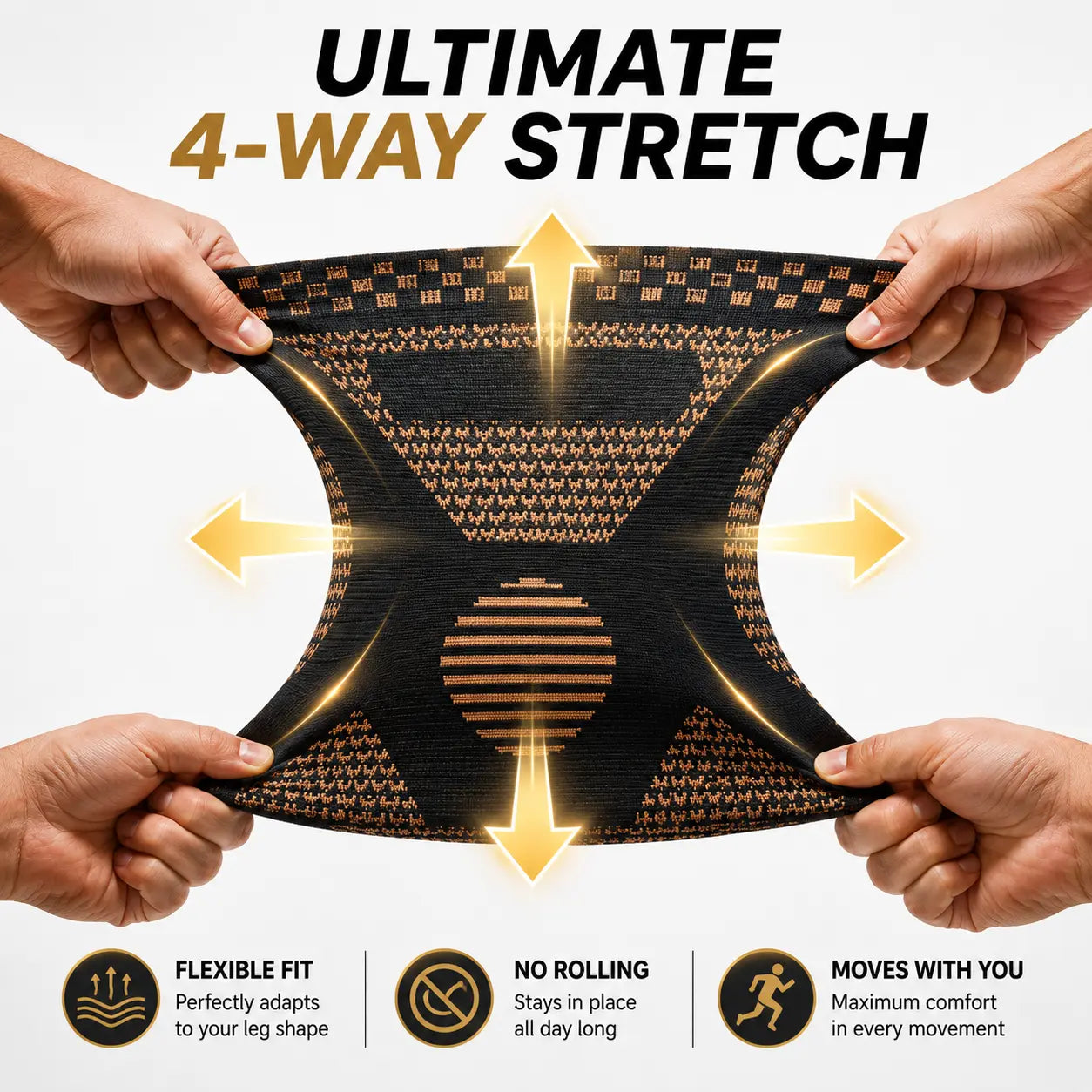 Full Leg Compression Sleeve – Knee Support & Muscle Recovery for Running, Gym & Sports