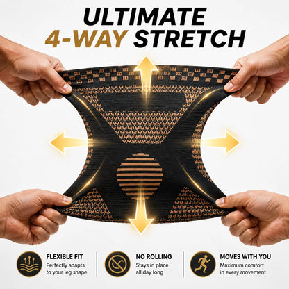 Full Leg Compression Sleeve – Knee Support & Muscle Recovery for Running, Gym & Sports