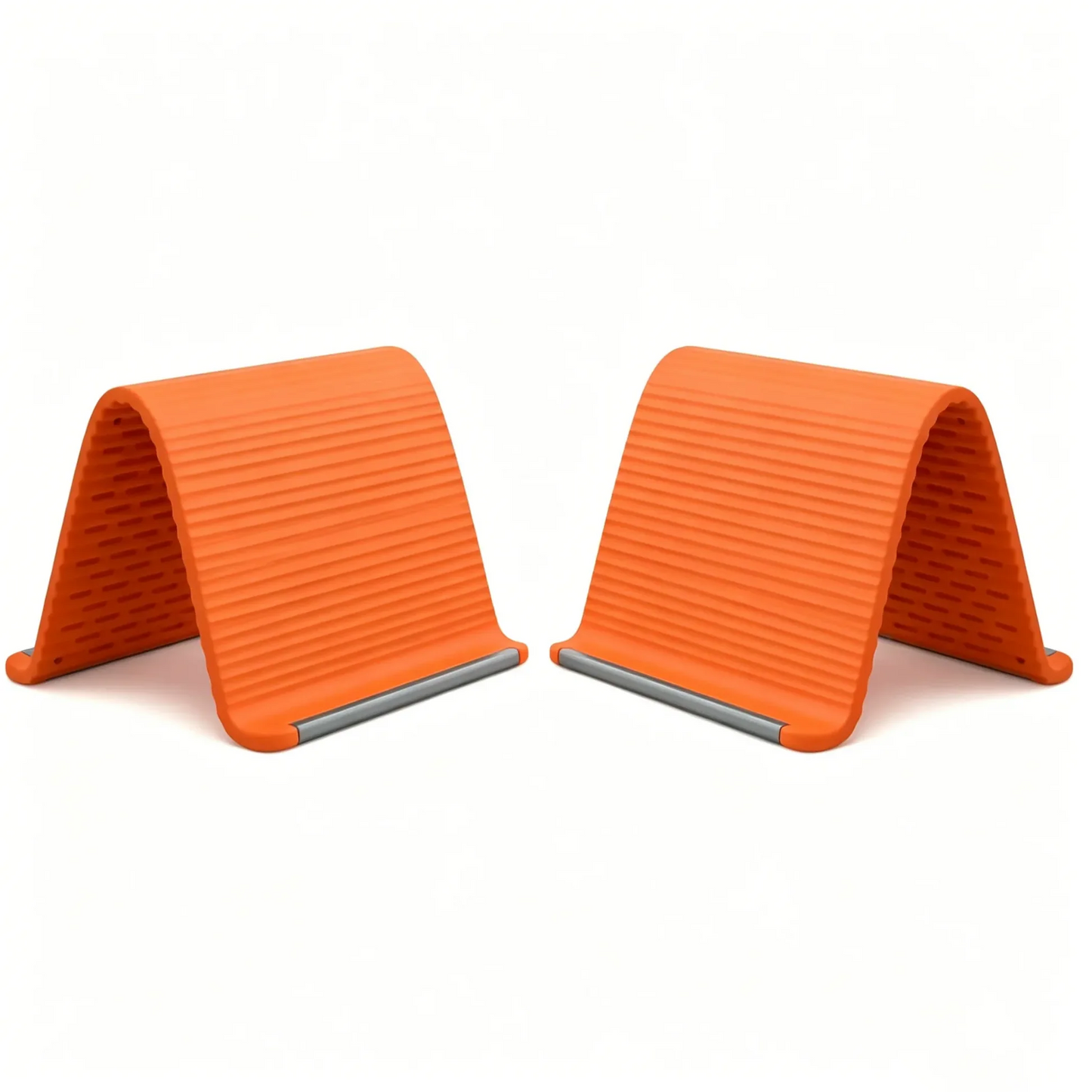 Flexible Silicone Aluminum Phone Holder Stand - Bendable Rollable Foldable Design